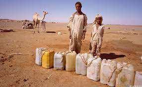 People in the Desert Water People need water and salt to survive.