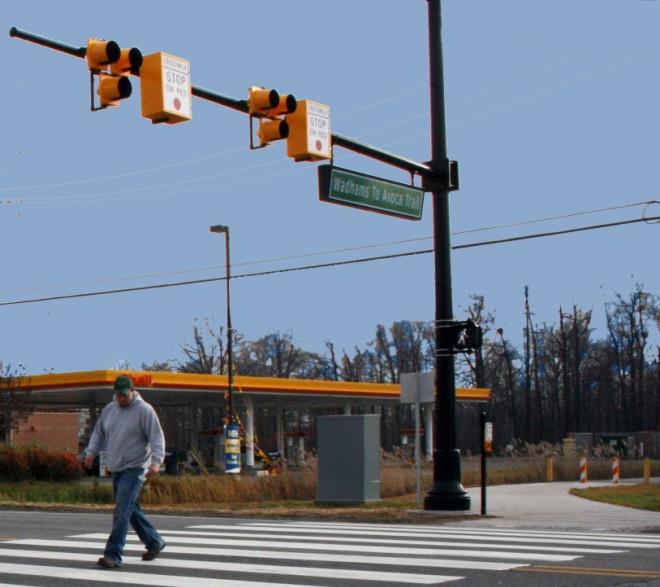 Pedestrian Hybrid Beacon Good for multi-lane crossings