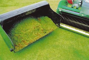This is ideal for when you wish to give the surface just a gentle grooming, or to remove surface debris and Poa Annua seeds. 55 Tungsten tipped blades cut and vacuum up your thatch all in one go!