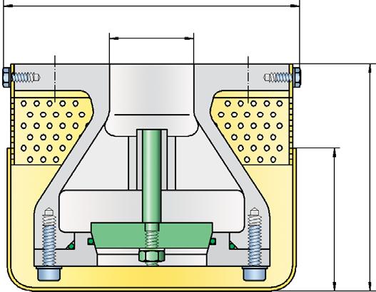 The detonation-proof foot valve prevents the combustion from being transmitted into the tank and destroying it.