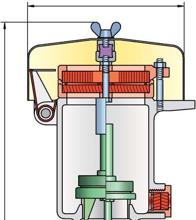 Pressure Relief Valve deflagration- and endurance burning-proof PROTEGO P/EB-E Ø a 4 state of the art manufacturing.