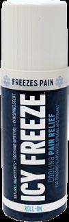 Roll-On Icy Freeze Icy Freeze vs Oral Pain Relievers Even today the most commonly used substance for pain relief by Americans is