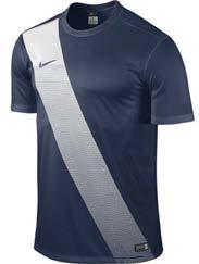 Nike SASH Jersey The sweat-wicking design of the Nike Sash Short-Sleeve Jersey keeps you dry and