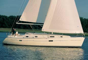 Sense of Security Underway. The Beneteau 361 has been designed so that it can be easily sailed singlehanded.