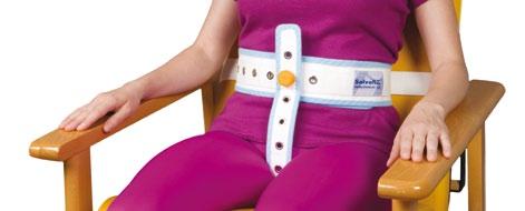 SALVAFIX Slim Allows a secure restrain and adapts to the patient s thin complexion on the bed, wheelchair, seat or armchair.