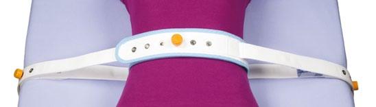 BED BELT with PERINEAL BAND Belt with lateral and perineal band fixed to the belt for patient s better security.