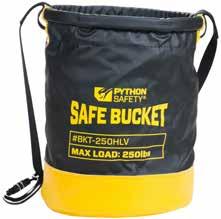 HIGH QUALITY CANVAS AND VINYL Safe Buckets are available in both heavy-duty canvas and vinyl variants that are load