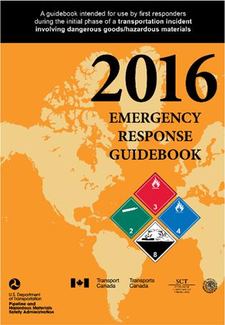 ERG Review Read the first 25 pages and from Page 358 to the end of the Emergency Response Guidebook (ERG) for a full explanation of how to use the book and what hazards may be encountered when