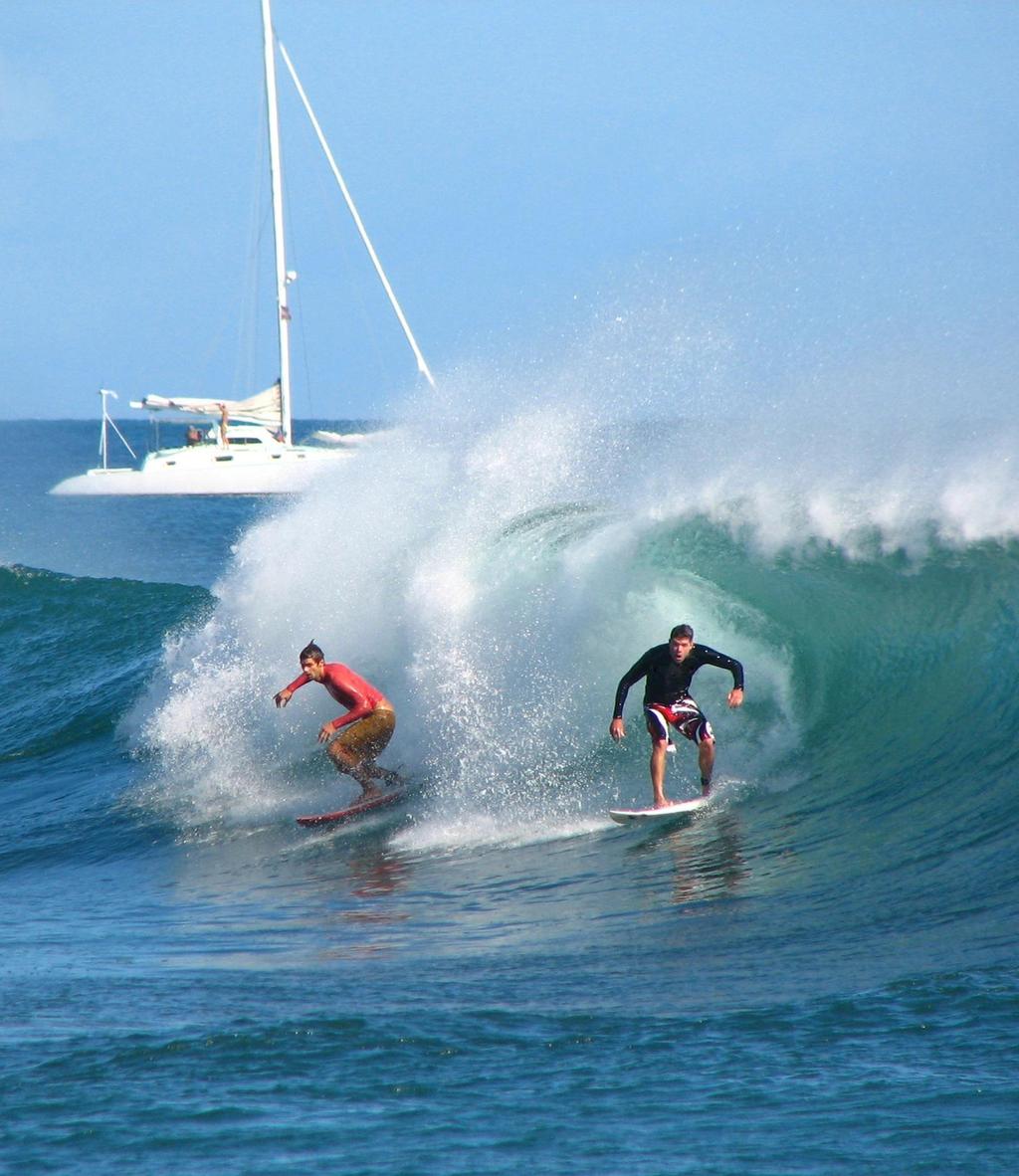 Tow-in surfing