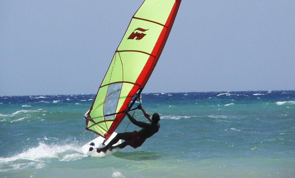 Certain areas are designated for windsurfing, see DOBOR website Photo