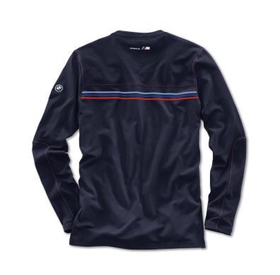 matches perfectly - Motorsport truck design element on the lower seam - Reflective neck band - Mesh insert in M-stripe look (in back panel) - Sewn-on, three-dimensional BMW rubber logo on sleeve,