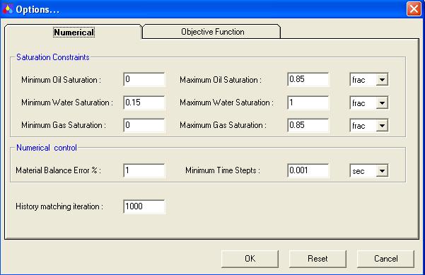 software can be viewed and altered by going to Option located in the Tools menu (Figure