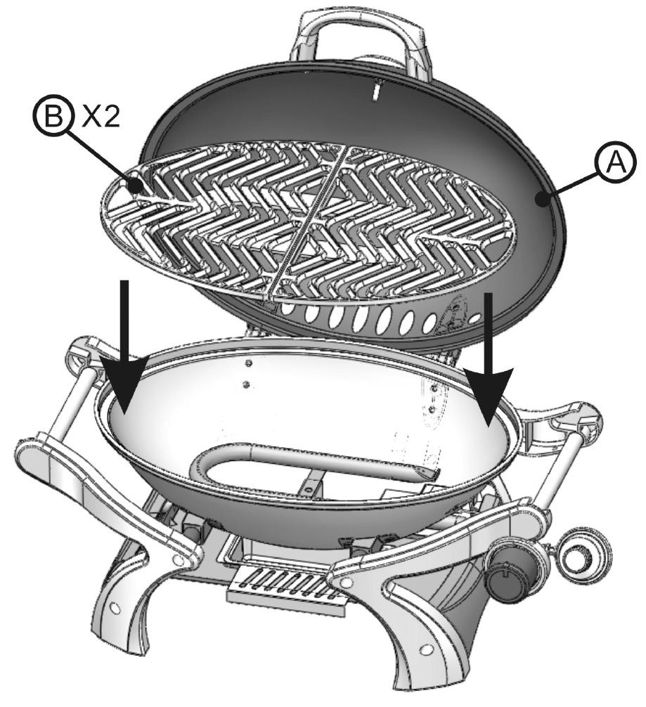 Once the grill is fully assembled, go back and check to make certain all the bolts are secure.