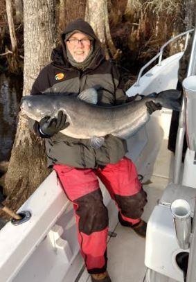 Freshwater Fishing News Continued Blue Catfishing with Ike (James) Eisenhower, Josh Andrews and Bob Stuhlman 2/23/18: Booked a charter trip for catfishing