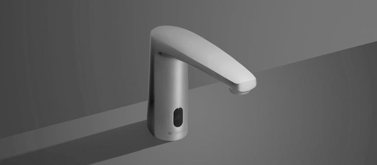 Vectatap An elegantly designed infrared tap with the benefit of hygienic hands-free operation.