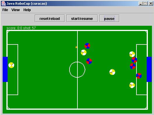WASPER: WASP with EM-like Retraining Sportscaster Robocup Simulator Purple7 loses the ball to Turnover ( purple7, Pink2 pink2 ) Pink2 kicks the ball to Pink5 Pass ( pink2, pink5 ) Pink5 makes a long