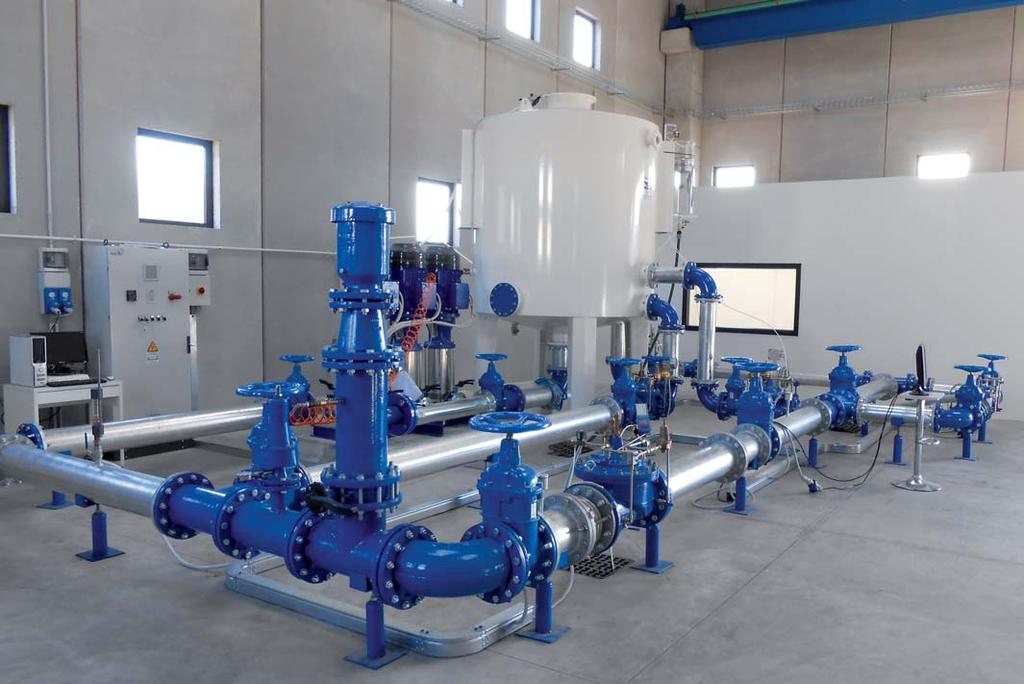 Advanced testing facilities Designed to reproduce real conditions of modern water distribution systems the CSA testing facility is able to assess the dynamic performances