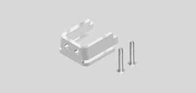 Accessories Mounting kit DHAS-ME Dimensions and ordering data For sizes 60 and 80 For size 120 2 Screw For size 60: ISO 4017-M3x22-A2-70 For size 80: ISO 4017-M4x25-A2-70 For size 120: ISO
