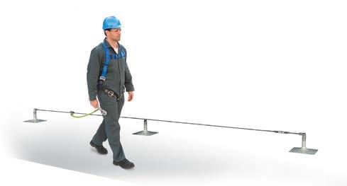 Guardrail Systems Optimal Fall Protection Main System Components XS Globe or XS Impact 360 Anchor Points XS Cable (lifeline), XS Impact Anchor Points, XS Slider Pro XS Cable (horizontal lifeline), XS