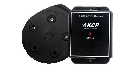 The AKCP Ultrasonic Fuel Level Sensor is a liquid level detector that will monitor the level of liquid in a tank and display this level on the securityprobe 5E s web interface and send alerts