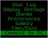download your dive logs onto your Computer, either by using the Liquivision Dive Logger or any other available dive logging program that supports downloading logs from your XEO bottom timer.
