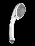 0 gpm Three-function showerhead End Connection: 1/2 NPSM brass