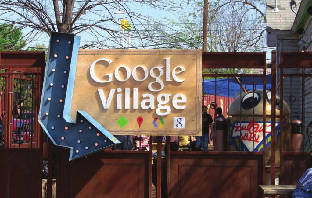 21 Google s Themed Environments at SXSW Pay Tribute to Users, Products Agency: Sparks Google s activation at South by Southwest might not have been in one of the festival s official venues, but it