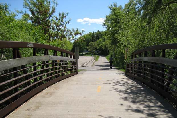 (source: City of Madison Bicycle Map) The Starkweather Creek Bicycle Trail crosses