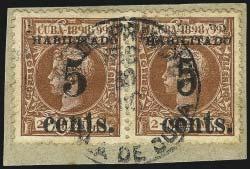 otherwise Very Fine, scarce pair of the the normal and thin numeral varieties, ex Juhring and Robertson, signed Bloch and with