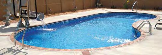 12' x 24' 18' x 32' LAGOON 12' x 24' 15' x 30' OVAL 17' x 33' LAZY-L 2 FT. RADIUS 18' x 40' 20' x 42' PATRICIAN 2 FT. RADIUS ALSO AVAILABLE IN 6" RADIUS 18' x 40' MORE CREATIVE. LESS COOKIE-CUTTER.