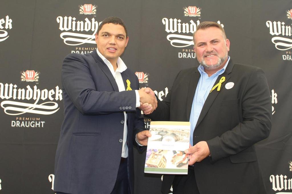 Managing Director of Namibia Breweries Limited (NBL) a subsidiary of the O&L Group, Wessie van der Westhuizen