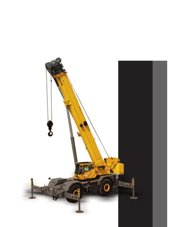 product guide features 90 Ton (80 mt) Capacity 38 ft.-142 ft. (11.6-43.3 m) 5 Section, Full Power Boom 33 ft.-56 ft. (10.1-17 m) Offsettable Bi-fold Lattice, Swingaway Extension 16 ft. (4.