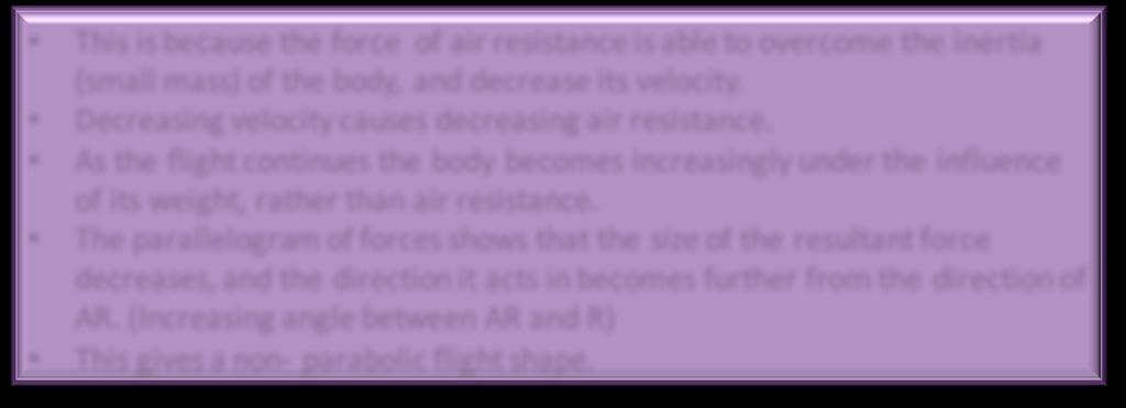 the body, and decrease its velocity.