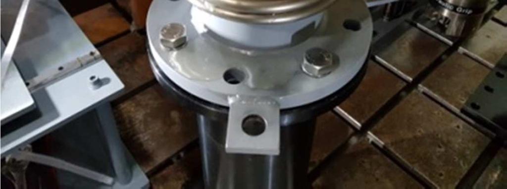 Test condition according to internal pressure of expansion joint.