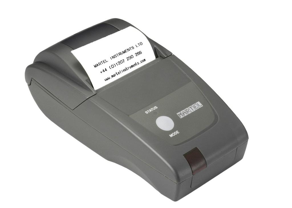PRODUCT INFORMATION Infra-Red THERMAL PRINTER Series Applications Datasheet Series Rechargeable NiMH batteries B Alkaline batteries V external 10-35Vdc X external 5Vdc UPS Features Easy-Load paper