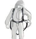 Safe, convenient and fully approved opportunity for selfrappelling with an SCBA Good body stability