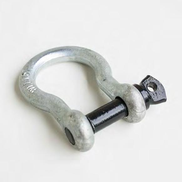 Proper Shackle Loading Avoid applications where due to movement (e.g. of the load or the rope) the shackle pin can rotate and possibly be unscrewed.