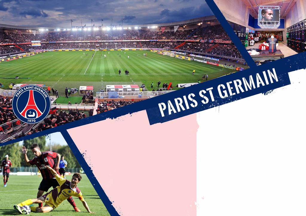 YOUR Paris saint germain TOUR INCLUDES: Train with coaches from Paris St Germain Pre-arranged matches against local opposition Coach transportation throughout including return ferry crossings Behind