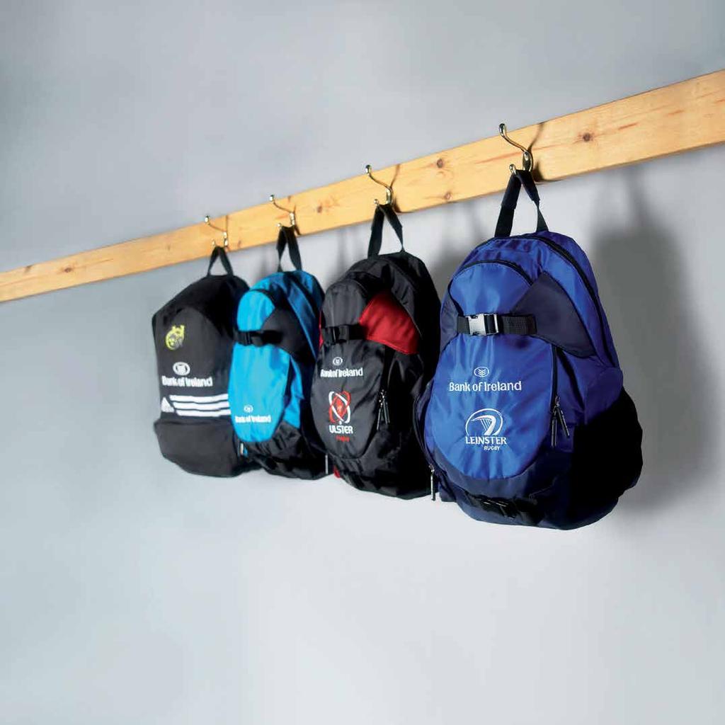 Bagsy the Leinster one Choose a Leinster, Ulster, Munster or neutral blue backpack when you open an account for your child and set up a standing order.