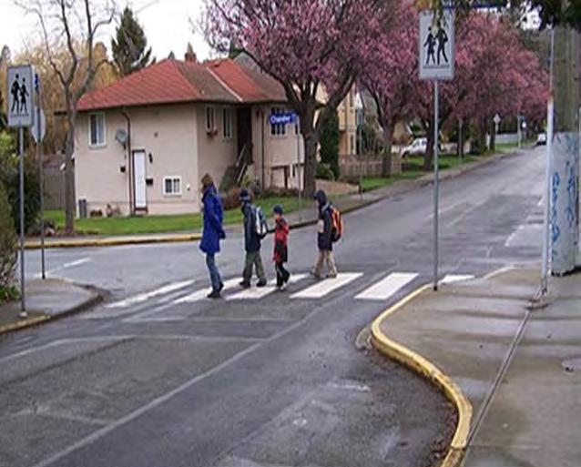 Curb Extension Reduces crossing distance Requires vehicles to