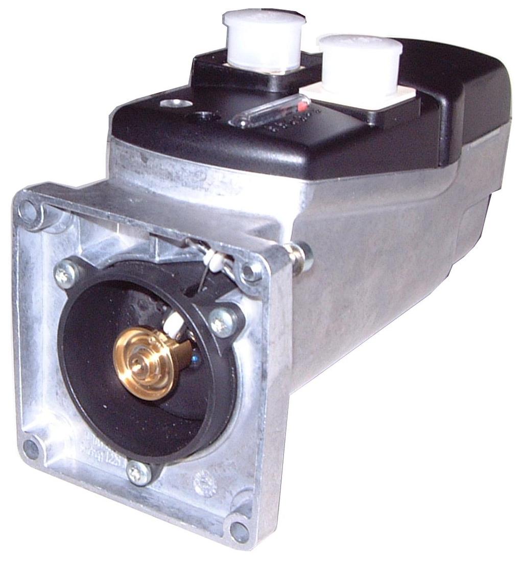 7643z17e/0404 Mounting notes Ensure that the relevant national safety regulations are complied with The quadratic arrangement of the fixing holes allows the actuator to be fitted in 4 different