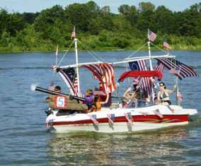 THE BRITISH ARE COMING MOST PATRIOTIC BOAT Congratulations to the WBC for