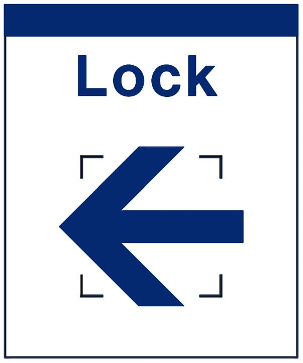Lock Traffic Guide s The signs shown below may be used to advise traffic to the arrival point or into the lock channel.