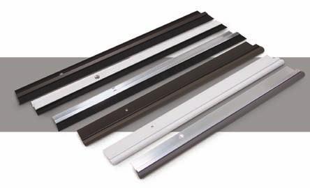 PASSAGE DOOR PERIMETER SEAL KITS Kits are a combination of our Slim-line brush or vinyl bulb and aluminum retainers.