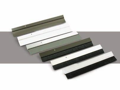 PASSAGE DOOR SWEEP SEAL KITS Action passage door sweep seal kits are a combination of our quality brush or vinyl and aluminum retainers.