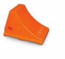 This wheel chock s contoured shape grips both tire and pavement. Provides heavyduty performance.