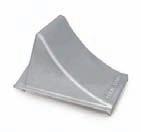 These chocks are cast of a high grade aluminum alloy and will do the job nicely.