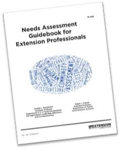 Needs Assessment Guidebook for Extension Professionals The Needs Assessment Guidebook for Extension Professionals (PB 1839) is being distributed this month via mail packets.
