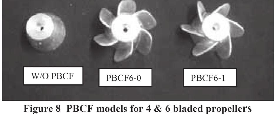 In the next section, the possibility of increasing PBCF effect is described that the efficiency would be improved by cutting off some PBCF fin area which seems to be acting not so much for the PBCF