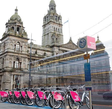 Nextbike: Through active engagement with the Nextbike program, we have secured 5 Nextbike stations for our community: Finnieston Street; Argyle Street;